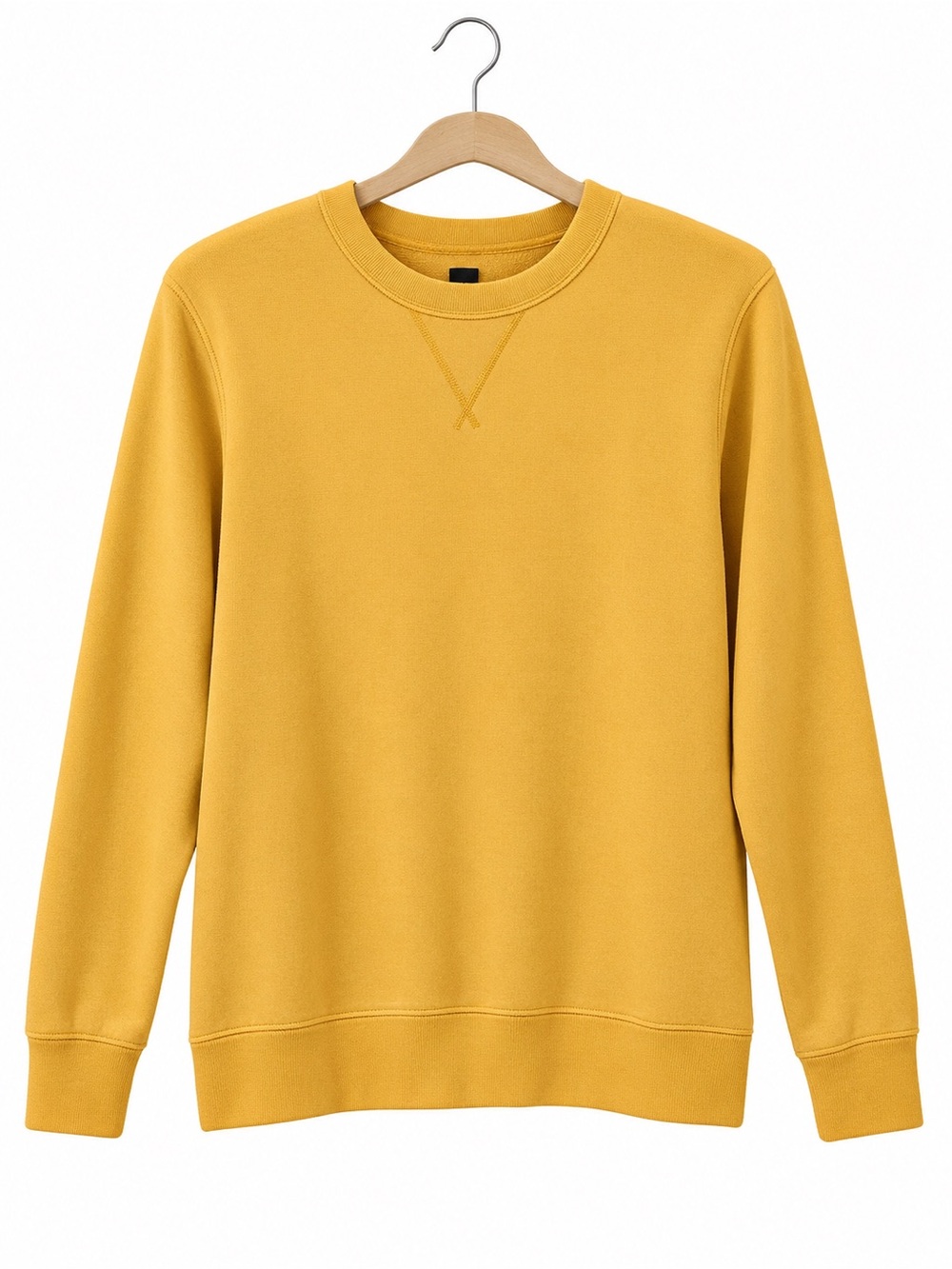 J. Crew Men’s Mustard Yellow Crewneck Sweatshirt